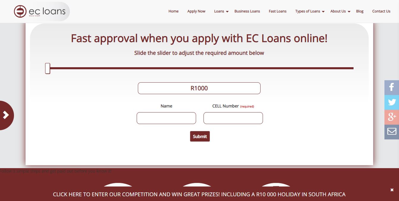 EC Loans Bad Credit loan