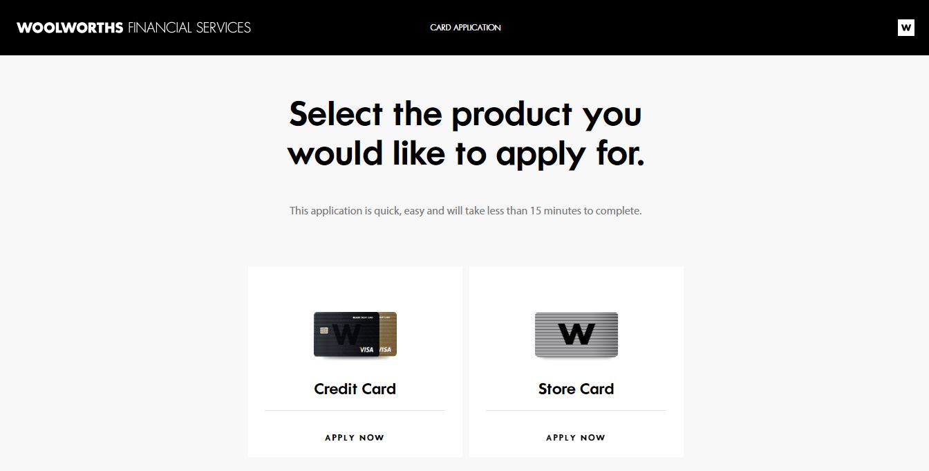 Woolworths Credit Card